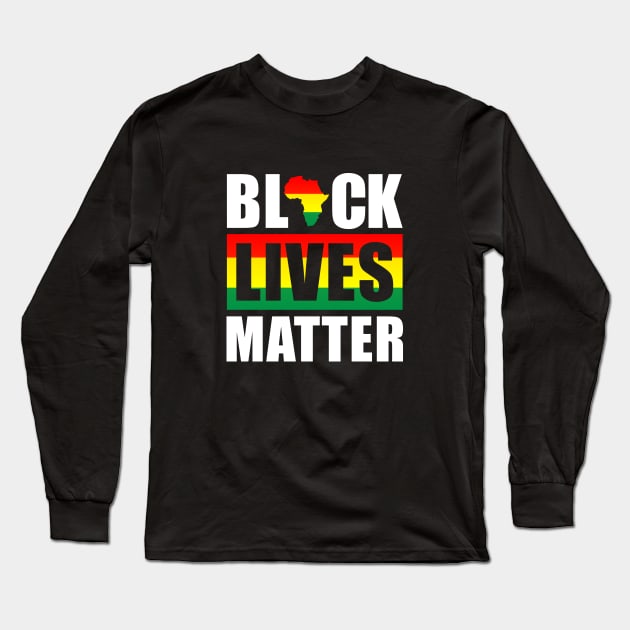 Black Lives Matter | African American | Protest Long Sleeve T-Shirt by UrbanLifeApparel